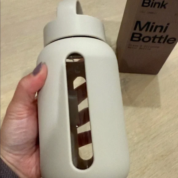 NWT- Bink Cream Mini Water Bottle - Picture 6 of 8